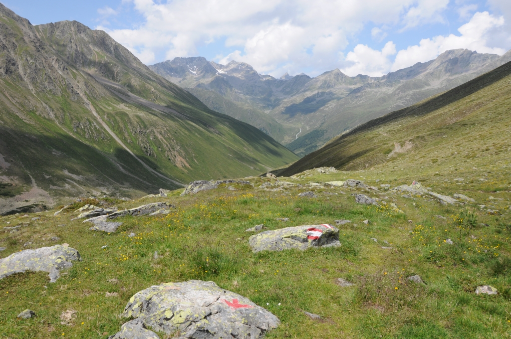 Durch das Zwieselbachtal zur Schweinfurter Hütte.