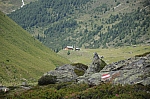 Blick von Süden zur Schweinfurter Hütte.